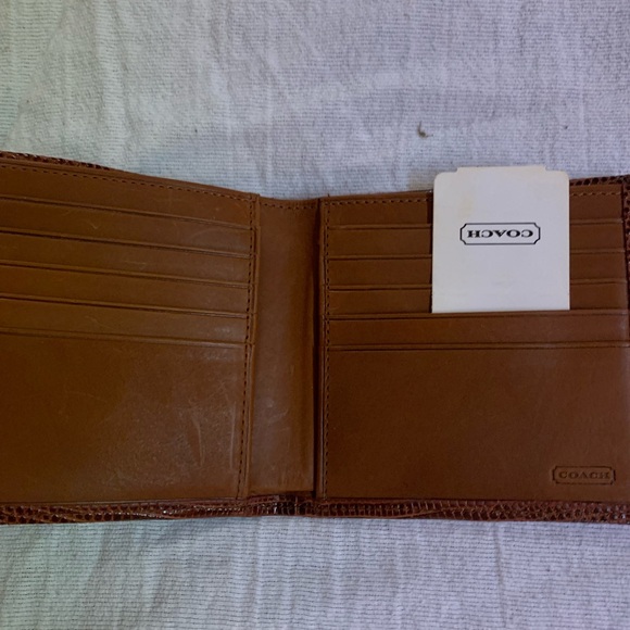 Men’s coach, wallet, leather, never used new - Picture 9 of 11